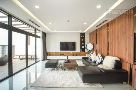 Phòng khách Penthouse Jamila Khang Điền Bán Penthouse Jamila Khang Điền 3PN, diện tích 243m2, thiết kế thông tầng, đầy đủ nội thất cao cấp, view sông và thành phố