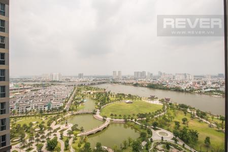 View Căn hộ Vinhomes Central Park 3 phòng ngủ tầng cao P3 view sông