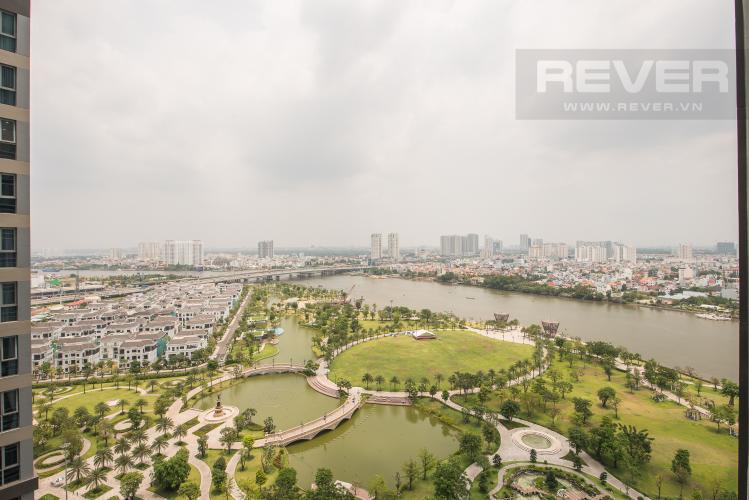View Căn hộ Vinhomes Central Park 3 phòng ngủ tầng cao P3 view sông