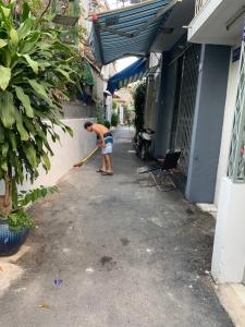 Hẻm nhà phố Quang Trung, Gò Vấp Nhà phố hướng Tây, diện tích 33.8m2, đầy đủ nội thất tiện nghi.