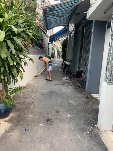 Hẻm nhà phố Quang Trung, Gò Vấp Nhà phố hướng Tây, diện tích 33.8m2, đầy đủ nội thất tiện nghi.