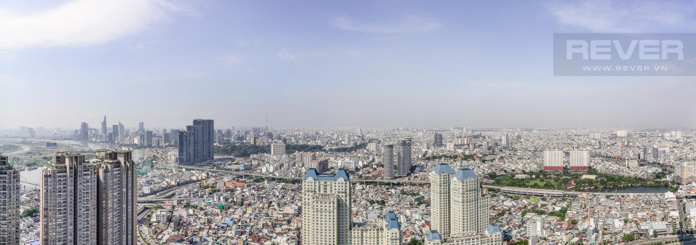 View Căn hộ Vinhomes Central Park 2 phòng ngủ tầng cao C3 nội thất đầy đủ