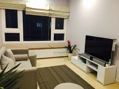 Phòng Khách Căn hộ SAIGONRES PLAZA Bán căn hộ Saigonres Plaza tầng trung, diện tích 71.3m2 - 2 phòng ngủ, đầy đủ nội thất