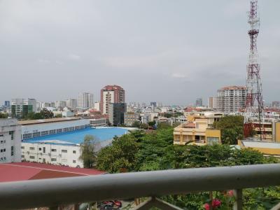 View chung cư Bưu Điện Quận 10 Căn hộ chung cư Bưu điện trung tâm quận 10, ban công cây xanh.
