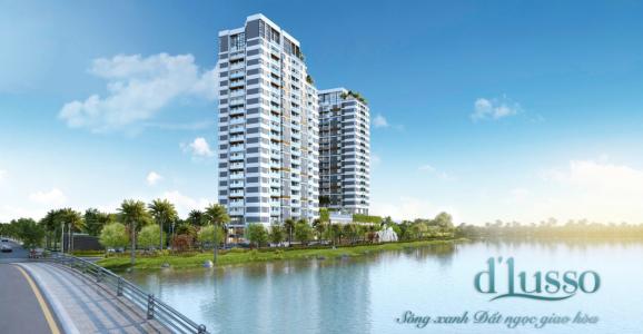 Phối cảnh dự án D'lusso Bán căn số 6 Block A, tầng cao dự án D'lusso Quận 2