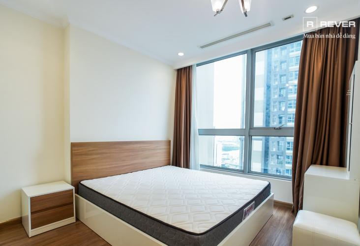 Phòng ngủ căn hộ VINHOMES CENTRAL PARK Cho Thuê căn hộ Vinhomes Central Park 1PN, đầy đủ nội thất, ban công Đông Bắc