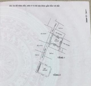 mặt bằng nhà Nhà hẻm lộ giới 1.5m đường Tôn Đản có diện tích 3.63x4.47m.