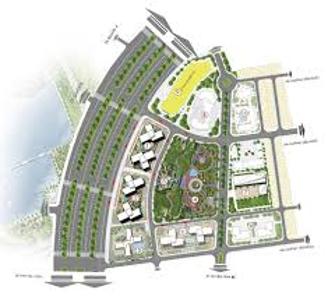 Mặt bằng căn hộ Eco Green Saigon Bán căn hộ tầng thấp - Eco Green Sài Gòn, 2 phòng ngủ, diện tích 52.33m2, nội thất cơ bản.