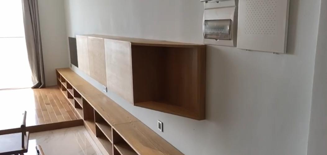 Phòng khách căn hộ Phú Mỹ Hưng Midtown Căn hộ Phú Mỹ Hưng Midtown tầng cao, nội thất đầy đủ