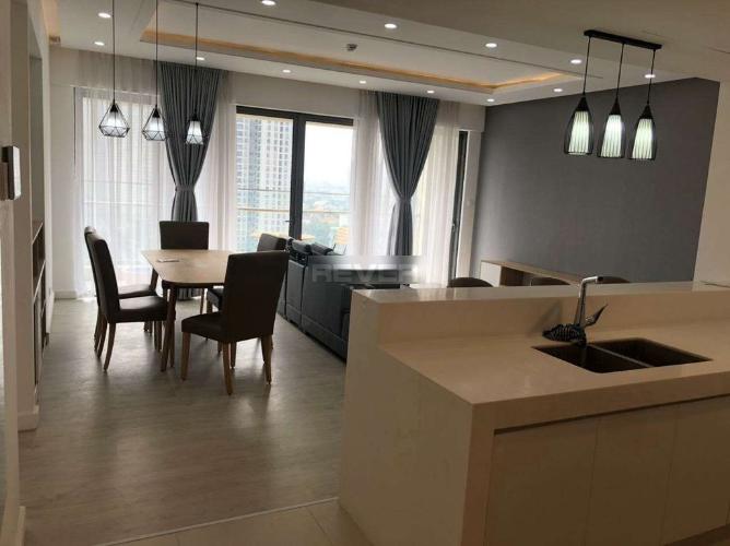 Phòng khách căn hộ Gateway thảo Điền Căn hộ Gateway Thảo Điền đầy đủ nội thất, view thành phố tuyệt đẹp.