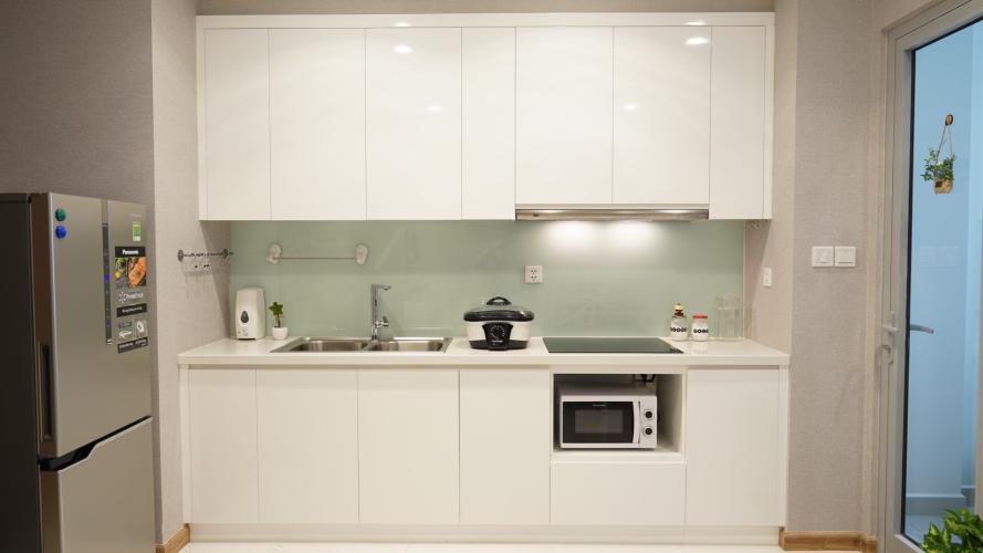 khu vực bếp căn hộ Vinhomes Central Park Căn hộ Vinhomes Central Park tầng 19 nội thất đầy đủ