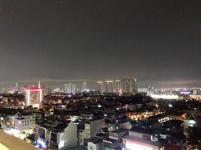 view nhìn ra phía ngoài căn hộ sài gòn mia Bán căn hộ Saigon Mia tầng thấp, diện tích 58m2, đầy đủ nội thất