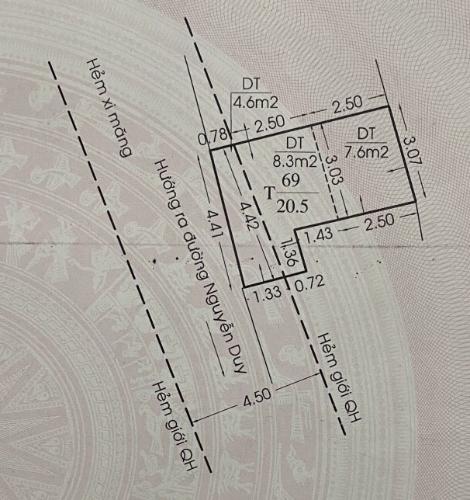 Nhà phố hướng Nam, nằm tỏng hẻm xe hơi, nội thất cơ bản.  Nhà phố hướng Nam, nằm tỏng hẻm xe hơi, nội thất cơ bản.