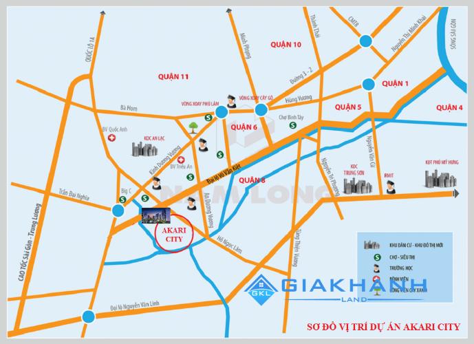 Vị trí Akari City Căn hộ Akari City tầng 20 bàn giao nội thất cơ bản
