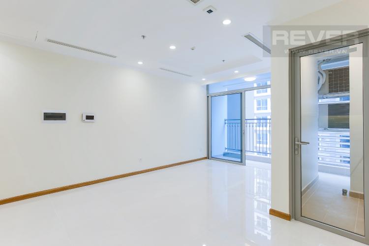 Phòng Khách Officetel Vinhomes Central 2 phòng ngủ tầng trung L4 nhà trống