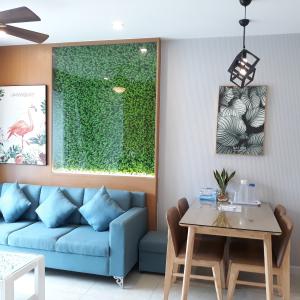 Phòng khách căn hộ Sunrise Riverside Cho thuê căn hộ Sunrise Riverside tầng trung, đầy đủ nội thất, diện tích 71.03m2.