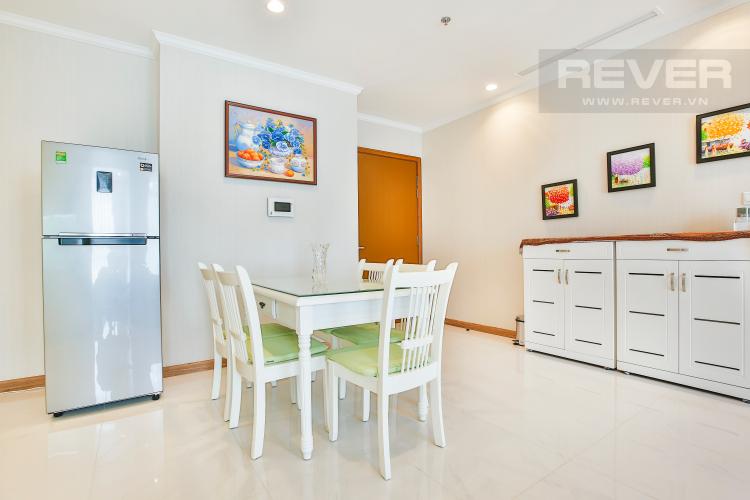 Bàn ăn 4 ghế Căn hộ Vinhomes Central Park tầng cao hướng Đông Bắc tháp Central 3