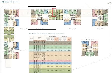 layout căn hộ Saigon South Residence Bán căn hộ thô Saigon South Residence tầng trung view sông thoáng mát.