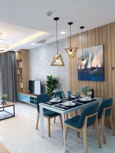 phòng khách căn hộ Sunrise Riverside Cho thuê căn hộ Sunrise Riverside 2 phòng ngủ thuộc tầng cao, diện tích 98m2