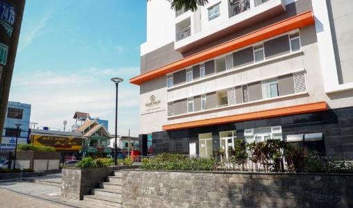 Mặt tiền Shophouse  ParkView Shophouse Moonlight Park View nội thất cơ bản, view hồ bơi.