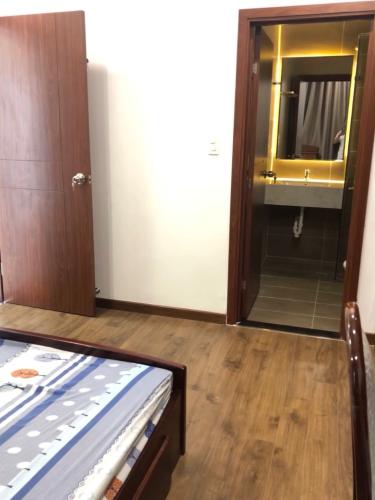 Phòng ngủ SSR Căn hộ Saigon South Residence tầng cao, đầy đủ nội thất