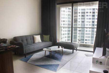 Phòng Khách căn hộ Diamond Island - Đảo Kim Cương Bán căn hộ Diamond Island - Đảo Kim Cương 1PN, tầng cao, tháp Bora Bora, đầy đủ nội thất