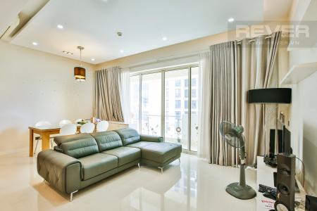 Phòng Khách Căn hộ The Estella Residence 2 phòng ngủ tầng thấp 4A nội thất đầy đủ