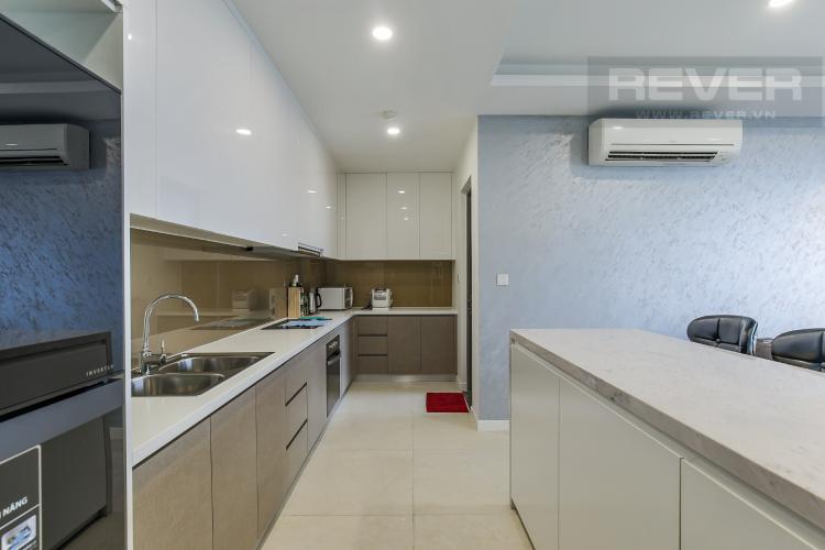 Phòng Bếp Cho thuê căn hộ Masteri Millennium 3PN, diện tích 107m2, đầy đủ nội thất, view Bitexco