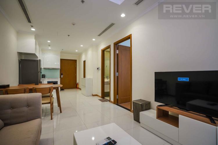 Phòng khách căn hộ VINHOMES CENTRAL PARK Cho thuê căn hộ Vinhomes Central Park 1PN, tầng cao, đầy đủ nội thất