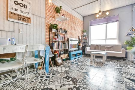 Phòng Khách Căn hộ CBD Premium Home tầng thấp, 2 phòng ngủ, view về Quận 1