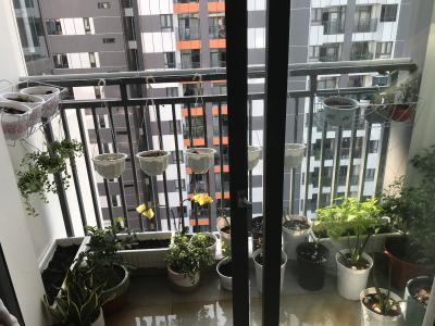 Ban công căn hộ Him Lam Phú An Bán căn hộ Him Lam Phú An block C, diện tích 68m2 - 2 phòng ngủ, nội thất cơ bản