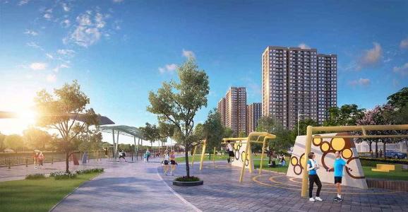 Căn hộ Vinhomes Grand Park, Bình Thạnh Căn hộ Vinhomes Grand Park tầng trung, view nội khu thoáng mát.