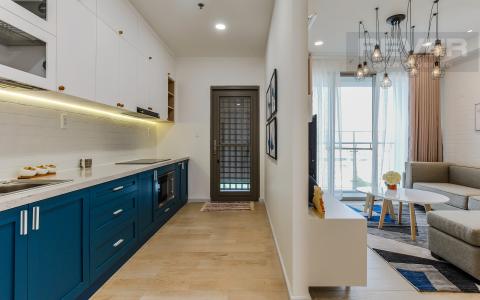 Phòng bếp Căn hộ Happy Residence 2 phòng ngủ tầng trung tháp B nội thất đầy đủ