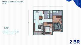 SaFira Khang Điền - Mặt bằng căn hộ 2PN