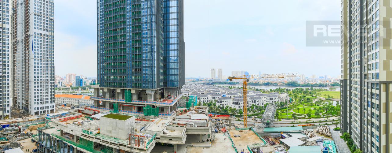 View Căn hộ Vinhomes Central Park 3 phòng ngủ tầng thấp Landmark 2 view nội khu