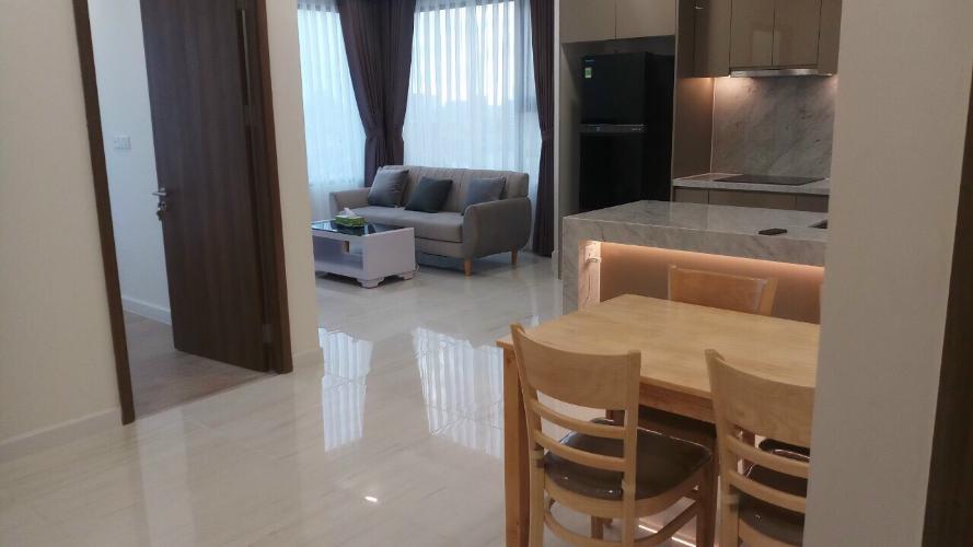 Phòng khách Kingdom 101, Quận 10 Căn hộ Kingdom 101 tầng trung, ban công view thành phố.