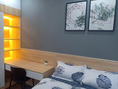 Phòng ngủ căn hộ Saigon South Residences Căn hộ Saigon South Residences tầng thấp, đầy đủ nội thất