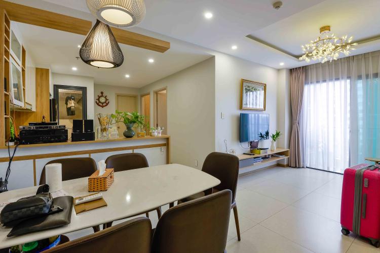 Phòng Khách Bán căn hộ New City Thủ Thiêm 3 phòng ngủ, hướng Đông Nam tháp Babylon, đầy đủ nội thất