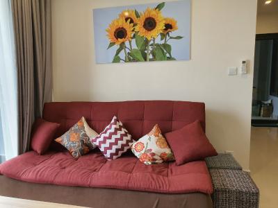 Phòng khách Vinhomes Grand Park Quận 9 Căn hộ Vinhomes Grand Park 2 phòng ngủ, đón view nội khu.