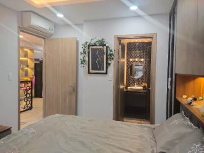 Phòng ngủ căn hộ Saigon South Residence, Nhà Bè Căn hộ Saigon South Residence nội thất đầy đủ, thiết kế sang trọng.