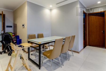 Phòng Ăn Căn hộ Vinhomes Central Park 3 phòng ngủ tầng cao C3 nội thất đầy đủ