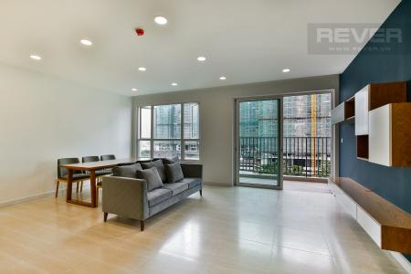 Phòng Khách Căn hộ Vista Verde tầng trung, tháp T2, 3PN, view hồ bơi