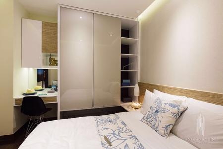 nhà mẫu Angia Skyline Căn hộ An Gia Skyline tầng cao, nội thất cơ bản