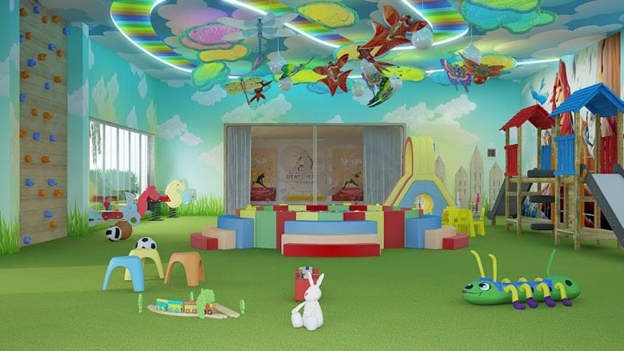 Khu vui chơi trẻ em The Gold View, Quận 4 Căn hộ The Gold View tầng trung, thiết kế hiện đại đầy đủ nội thất.