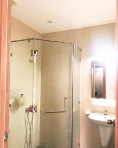 nhà vệ sinh căn hộ Jamona City Căn hộ Jamona City nội thất đầy đủ, view thành phố thoáng mát.