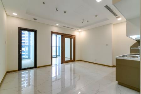 Bán căn hộ Vinhomes Central Park 1PN, tháp Landmark 81, nội thất cơ bản, view Xa lộ Hà Nội