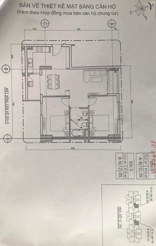 Mặt bằng căn hộ Căn hộ tầng 11 chung cư An Hội 3, ban công Đông Bắc mát mẻ