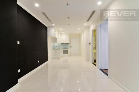 Phòng khách căn hộ VINHOMES CENTRAL PARK Cho thuê căn hộ Vinhomes Central Park 1PN, tầng 15, diện tích 53m2, nội thất cơ bản