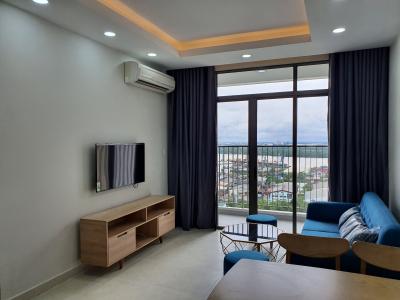 Phòng khách căn hộ Jamona Heights Căn hộ Jamona Heights tầng cao view thành phố thoáng mát yên tĩnh.