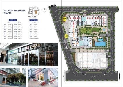 Shophouse khu E Shop-house Sunrise Riverside thuận tiện kinh doanh đa ngành nghề.